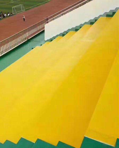 排浦镇球场台阶翻新修补改造